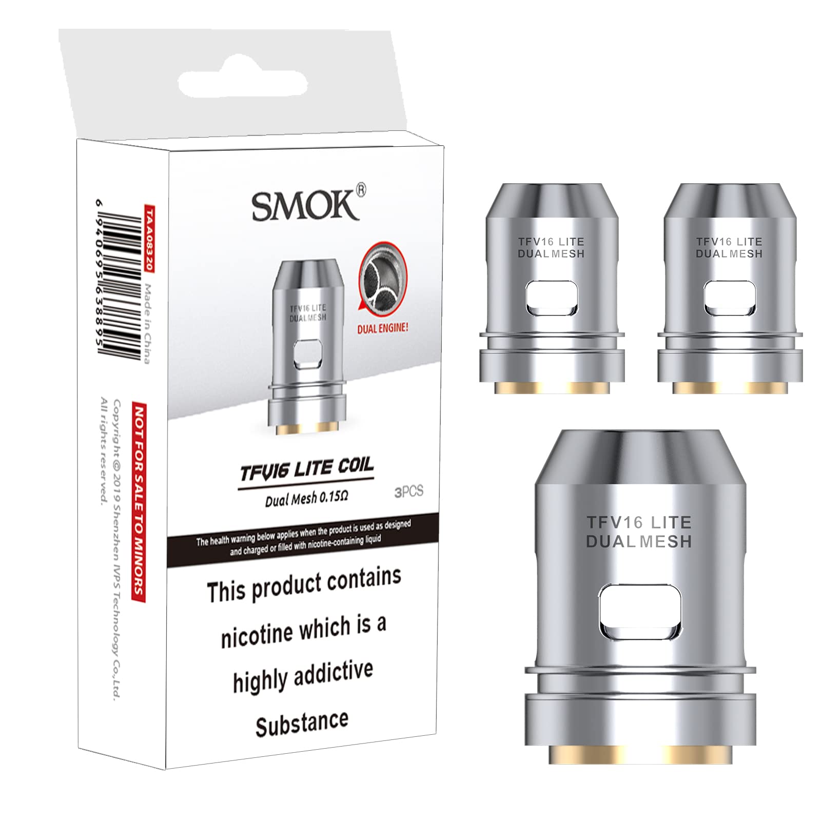 Smok TFV16 Lite Coils (Pack of 3)