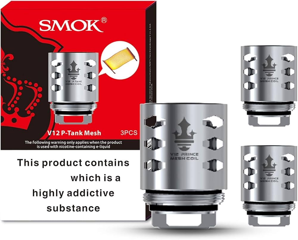 Smok V12 Prince Coils (Pack of 3)