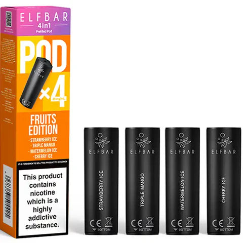 ElfBar 4 in 1 Prefilled Pods Pack of 4