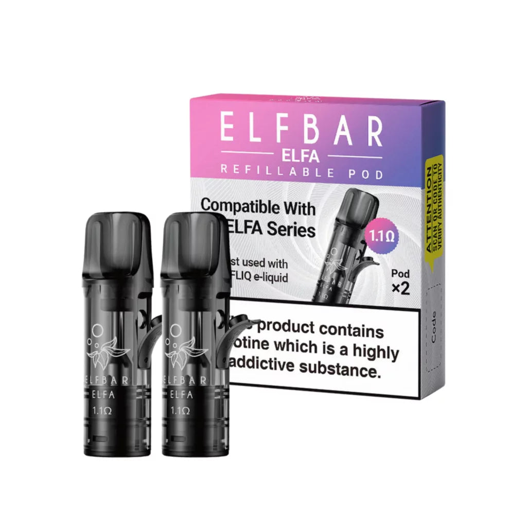 Elfbar ELFA Refillable Empty Pod (Pack of 2)