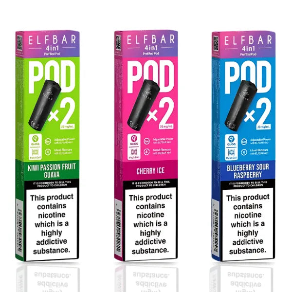 ElfBar 4 in 1 Prefilled Pods Pack of 2