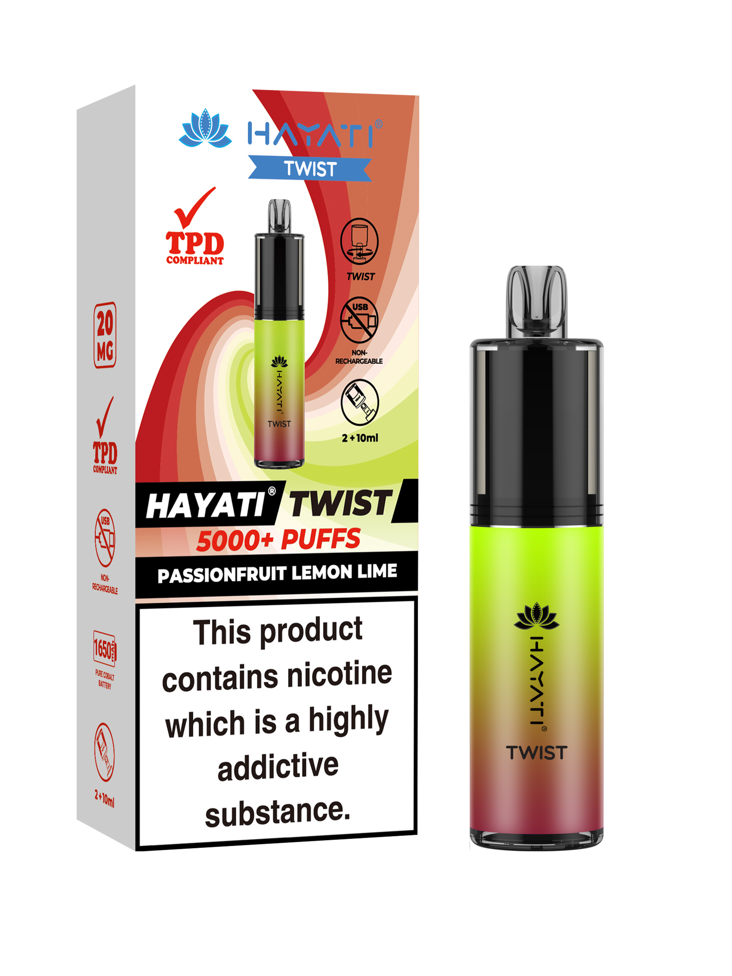 Hayati Twist 5000 Disposable Pod Kit