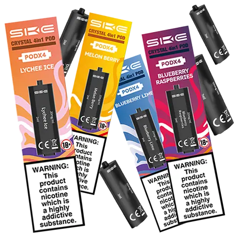 SKE Crystal 4in1 Prefilled Pods (4pcs)