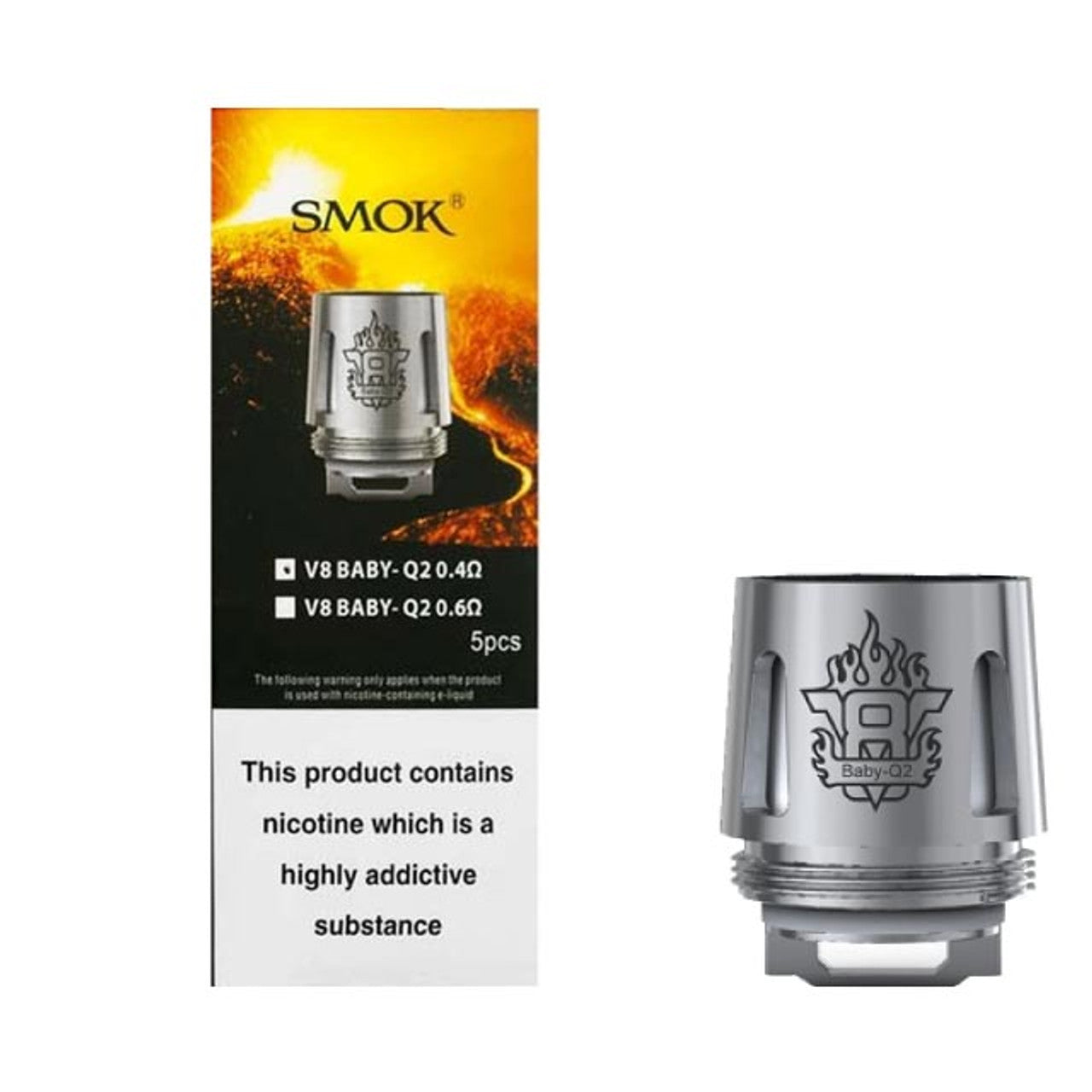 Smok V8 Baby Coils (Pack of 5)