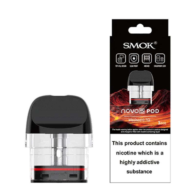 SMOK Novo 5 Replacement Pods - 0.7ohm