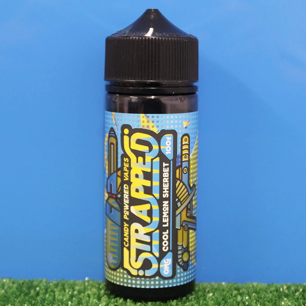 Cool Lemon Sherbet E-Liquid Shortfill by Strapped 100ml