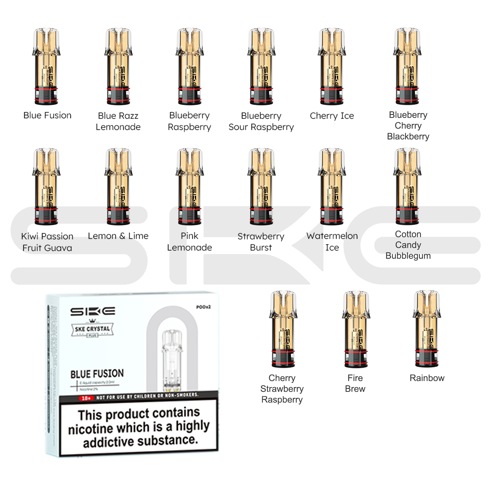 SKE Crystal Plus Pods - Pack of 2