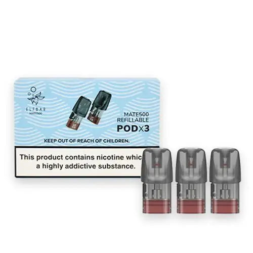 ELF BAR MATE 500 REFILLABLE POD (PACK OF 3)