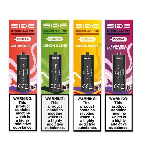 SKE Crystal 4in1 Prefilled Pods (4pcs)