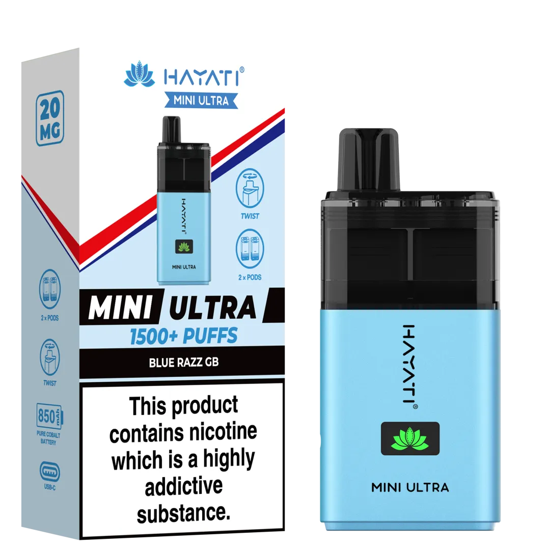 Hayati Ultra Mini 1500 Puffs Pod Kit