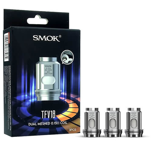 Smok TFV18 Dual Mesh Coil 0.15 (Pack of 3)