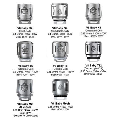 Smok V8 Baby Coils (Pack of 5)