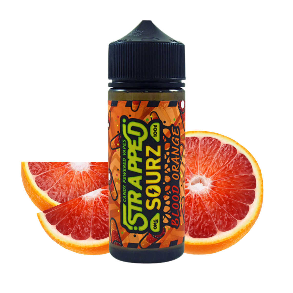 Blood Orange E-Liquid Shortfill by Strapped Sourz 100ml